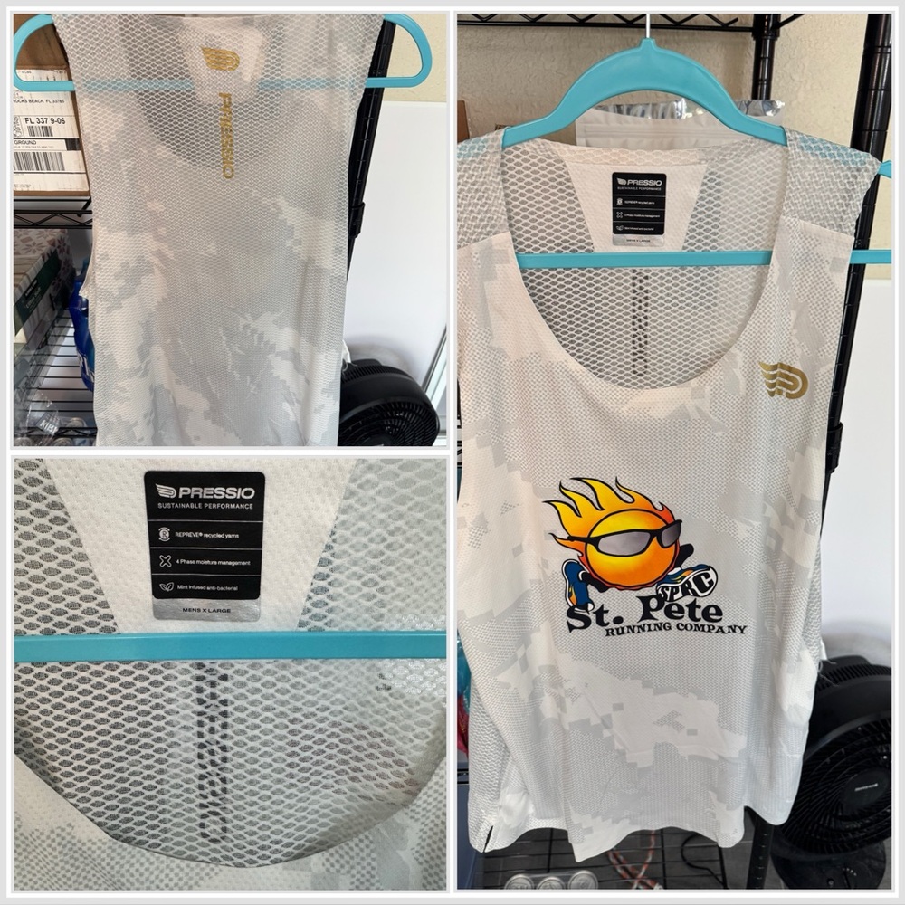 6 Running Singlets - Men’s Size XL, Pressio, Brooks, Saucony, Nike